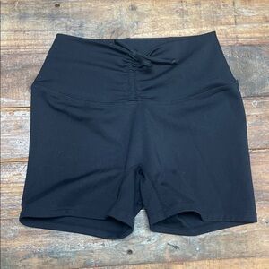 Crop Shop Boutique Black High-Waist Athletic Bike Shorts